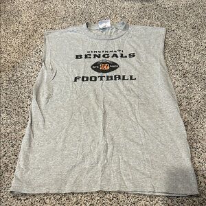 NFL Gray Cincinnati Bengals Tank Top